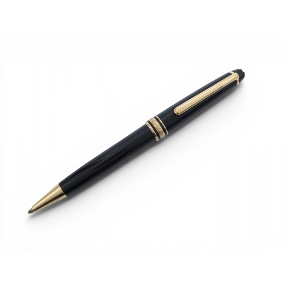VINTAGE STYLO BILLE MONTBLANC MEISTERSTUCK CLASSIQUE DORE MB132453 NOIR PEN 490€