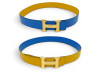  ceinture hermes boucle h t75 cuir reversible