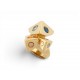 NEUF BAGUE LOUIS VUITTON TRUNK M68177 T55 STRASS MULTICOLORES DORE RING 490€