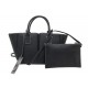 NEUF SAC A MAIN LE TANNEUR PETIT ELENA TELE1650N01 CUIR GRAINE TOTE HANDBAG 380€