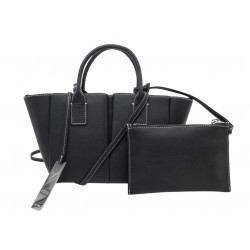 NEUF SAC A MAIN LE TANNEUR PETIT ELENA TELE1650N01 CUIR GRAINE TOTE HANDBAG 380€