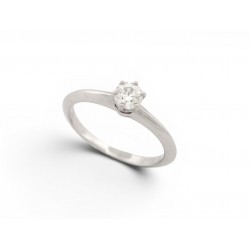 BAGUE TIFFANY & CO DIAMANT SOLITAIRE 0.27CT EN PLATINE T49 CERTIFICAT RING 2200€