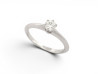 bague tiffany co diamant solitaire 0.27ct en platine