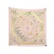 NEUF FOULARD HERMES ECOLE PORTUGAISE D'ART EQUESTRE 2004 DUMAS EN SOIE ROSE 580€
