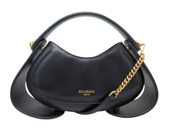 sac a main balmain jolie madame medium noir cuir noir