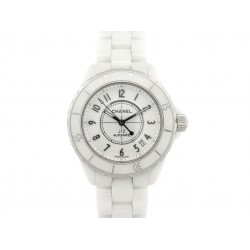 MONTRE CHANEL J12 H0970 38MM EN CERAMIQUE BLANCHE AUTOMATIQUE LADY WATCH 8000€