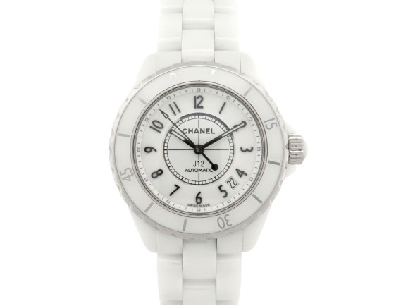 montre chanel j12 h0970 38mm en ceramique blanche
