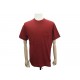 NEUF TSHIRT HERMES BRODERIE H H072025HA M 48 COTON ROUGE HAUT RED MEN TOP 350€