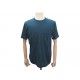 NEUF TSHIRT HERMES HOMME TAILLE L M 48 COTON BLEU HAUT MEN BLUE COTTON TOP 350€