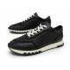 CHAUSSURES HERMES BASKETS ADDICT H211931 43 CUIR NOIR BLACK SNEAKERS SHOES 895€