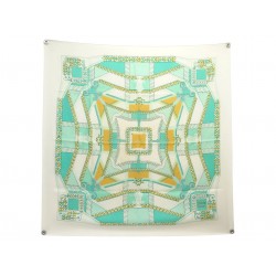 VINTAGE FOULARD HERMES THEATRE LA SCALA 1ERE EDITION 1974 HERON CARRE SCARF 580€