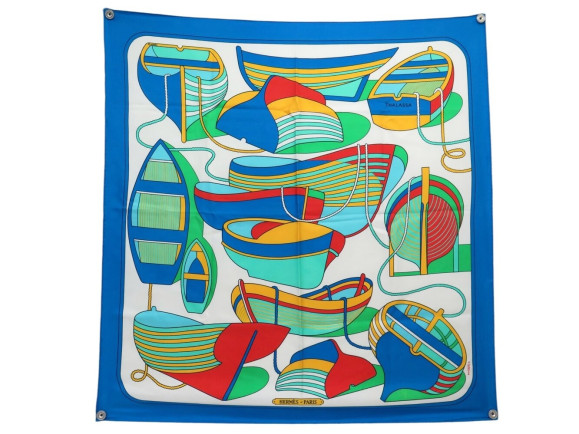 foulard hermes thalassa pierre peron carre 90 soie