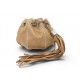 SAC A MAIN CHANEL BOURSE CORDON A22054 POCHETTE CUIR BEIGE PURSE HAND BAG 4500€