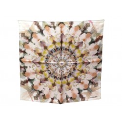 NEUF FOULARD CHRISTIAN DIOR KALEIDOSCOPE CARRE 55 CM EN SOIE FLORAL 2019 SCARF
