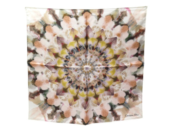  foulard christian dior kaleidoscope carre 55 cm