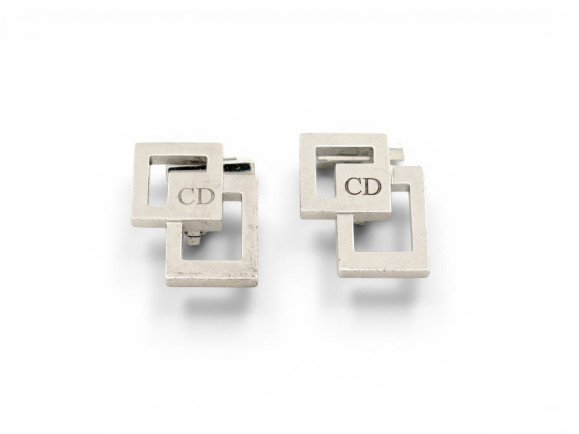 boutons de manchette christian dior logo cd