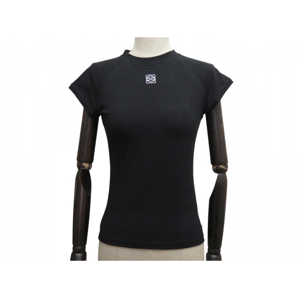 T SHIRT LOEWE AJUSTE EN COTON MELANGE ANAGRAM NOIR S 36 S359Y22XA7 BLACK 420€