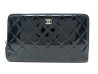 portefeuille chanel long zippe logo cc cuir vernis