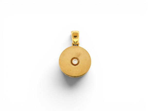  pendentif cartier cercle diamant 0.09ct or