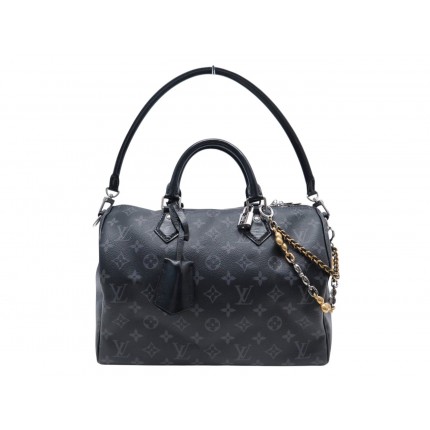 NEUF SAC A MAIN LOUIS VUITTON SPEEDY SOFT 30 TOILE MONOGRAM ECLIPSE M15102 BAG