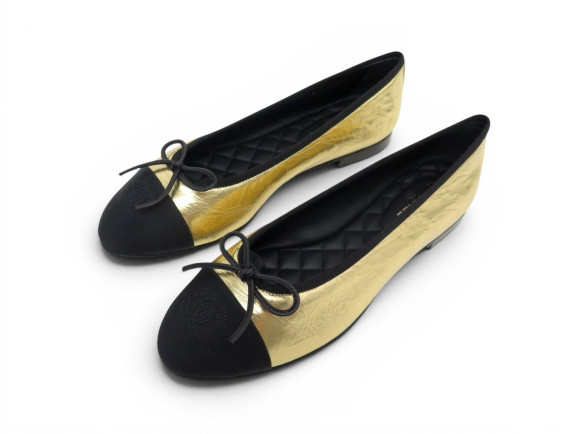  chaussures chanel ballerines logo cc noeud g36490