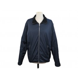 NEUF VESTE HERMES BLOUSON XXL 50 POLAIRE BLEU MARINE NEW BLUE JACKET VEST 3600€
