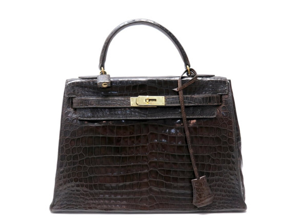  sac a main hermes kelly sellier 32 en cuir de