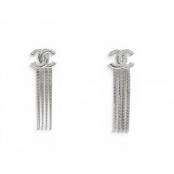 NEUF BOUCLES D'OREILLES CHANEL ABE242 2024 CHAINES PENDANTES EARRINGS NEW 750€