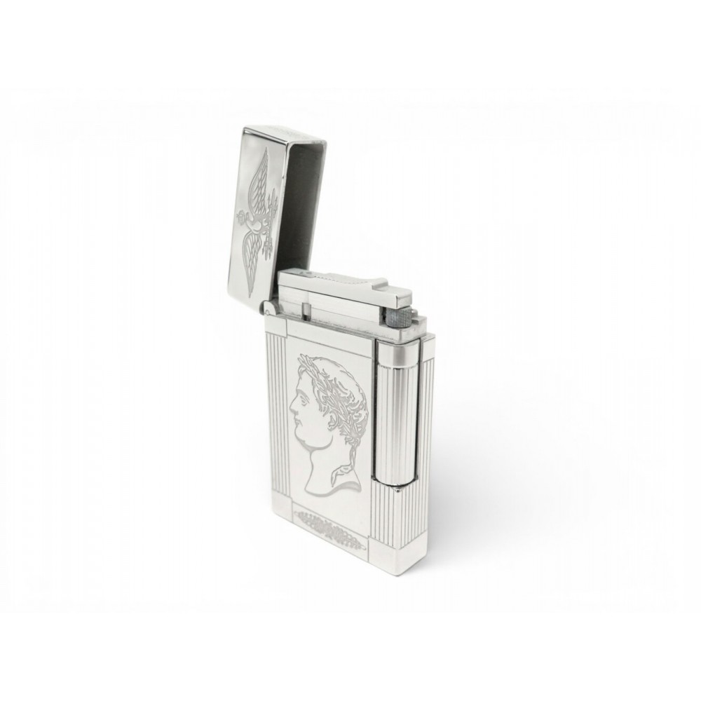 NEUF BRIQUET ST DUPONT SACRE DE NAPOLEON PLATINE 016468 LIGNE 2 EDITION LIMITEE