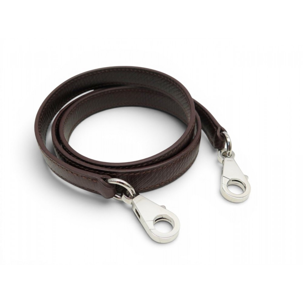 NEUF ANSE BANDOULIERE HERMES SAC KELLY BOLIDE EN CUIR BARENIA FAUBOURG MARRON