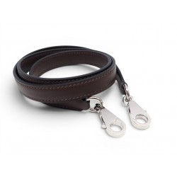 NEUF ANSE BANDOULIERE HERMES POUR SAC KELLY EN CUIR SWIFT MARRON SHOULDER STRAP