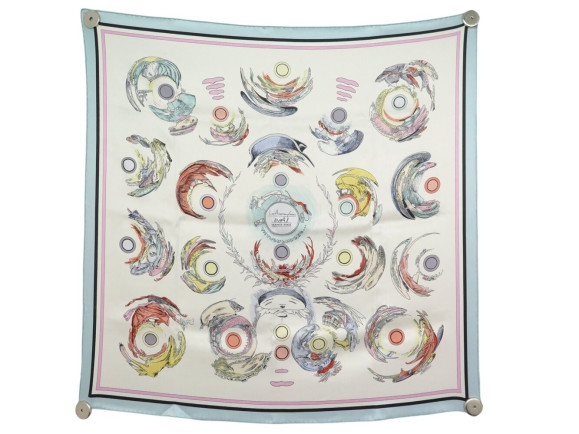  foulard hermes les anamorphoses h982853 philippe