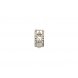 MONO BOUCLE D'OREILLE STATEMENT ROCKAWAY ARGENT 925 DIAMANTS 0.13 CTS CLOUS 890€