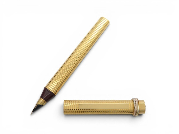   stylo plume must de cartier trinity 3 ors