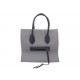 SAC A MAIN CELINE LUGGAGE PHANTOM MEDIUM TOILE GRISE ET CUIR NOIR TOTE BAG 2600€