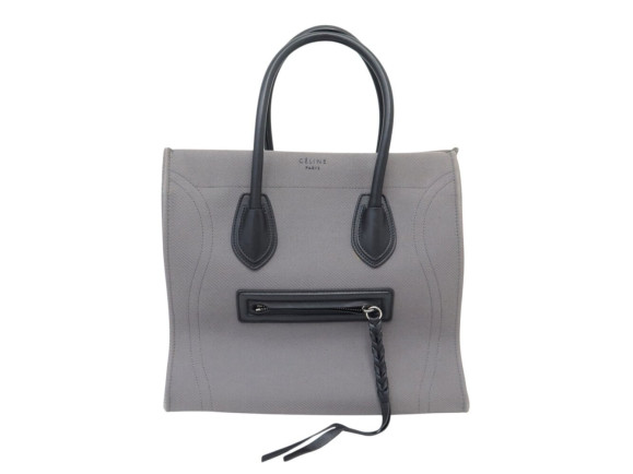 sac a main celine luggage phantom medium toile grise
