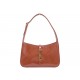 NEUF SAC A MAIN SAINT LAURENT LE 5 A 7 657228 CUIR VERNIS BRIQUE HOBO BAG 2000€