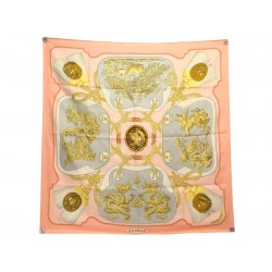 VINTAGE FOULARD HERMES TSUBAS 1ERE EDITION 1971 CH. VAUZELLES CARRE 90 SOIE 580€