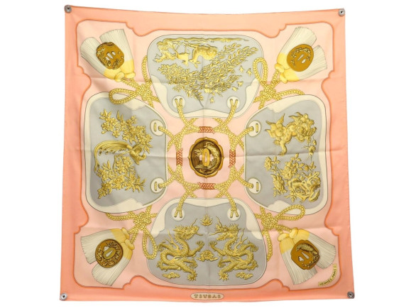 foulard hermes tsubas 1ere edition 1971 ch