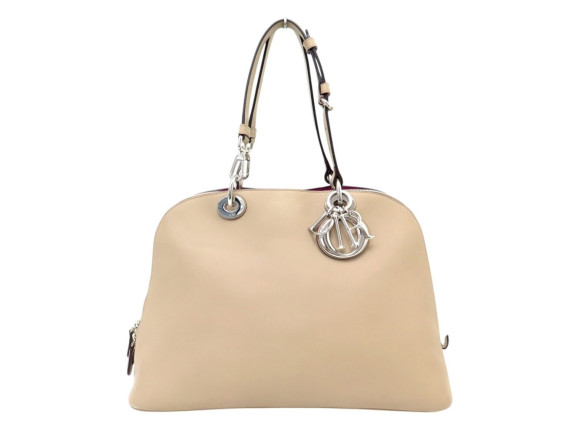 sac a main christian dior diorissimo gm cuir beige