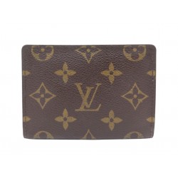 VINTAGE PORTE CARTES LOUIS VUITTON M60533 TOILE MONOGRAM CARD HOLDER WALLET 345€