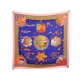NEUF FOULARD HERMES BALLADE DE HEIAN CARRE 90 SOIE BLEU DE HIDAKA SILK SCARF