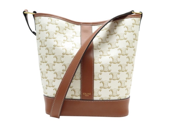 sac a main celine 191442 seau en toile triomphe