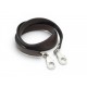 NEUF ANSE BANDOULIERE HERMES POUR SAC KELLY EN CUIR EPSON MARRON SHOULDER STRAP
