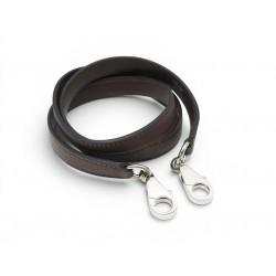 NEUF ANSE BANDOULIERE HERMES POUR SAC KELLY EN CUIR EPSON MARRON SHOULDER STRAP