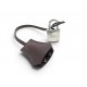 NEUF LOT HERMES CADENAS + TIRETTE AVEC CLOCHETTE CLES SAC KELLY PADLOCK BELL KEY