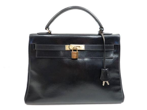  sac a main hermes kelly 32 1970 en cuir box
