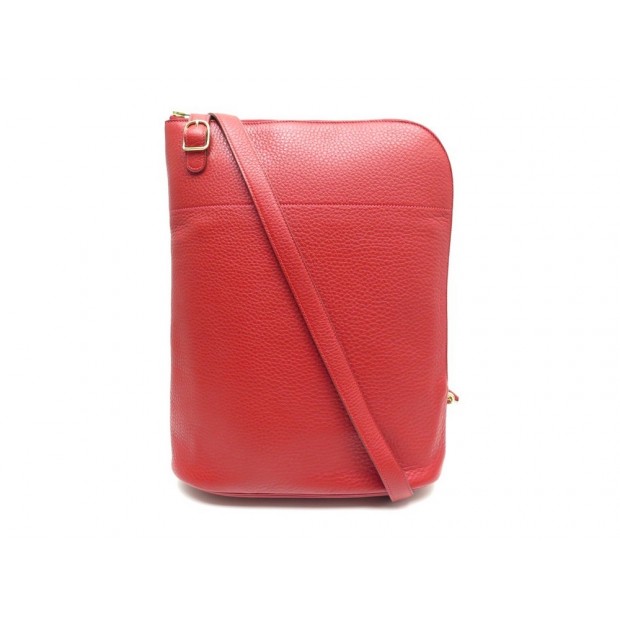 NEUF SAC A MAIN HERMES MOUVY PORTE EPAULE EN CUIR TAURILLON CLEMENCE ROUGE BAG