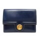 VINTAGE POCHETTE HERMES PRINCESSE EN CUIR BOX BLEU MARINE BOITE POUCH HAND BAG