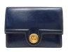 pochette hermes princesse en cuir box bleu